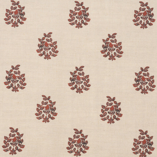 Somborne Wreath Linen / Merlot Samples