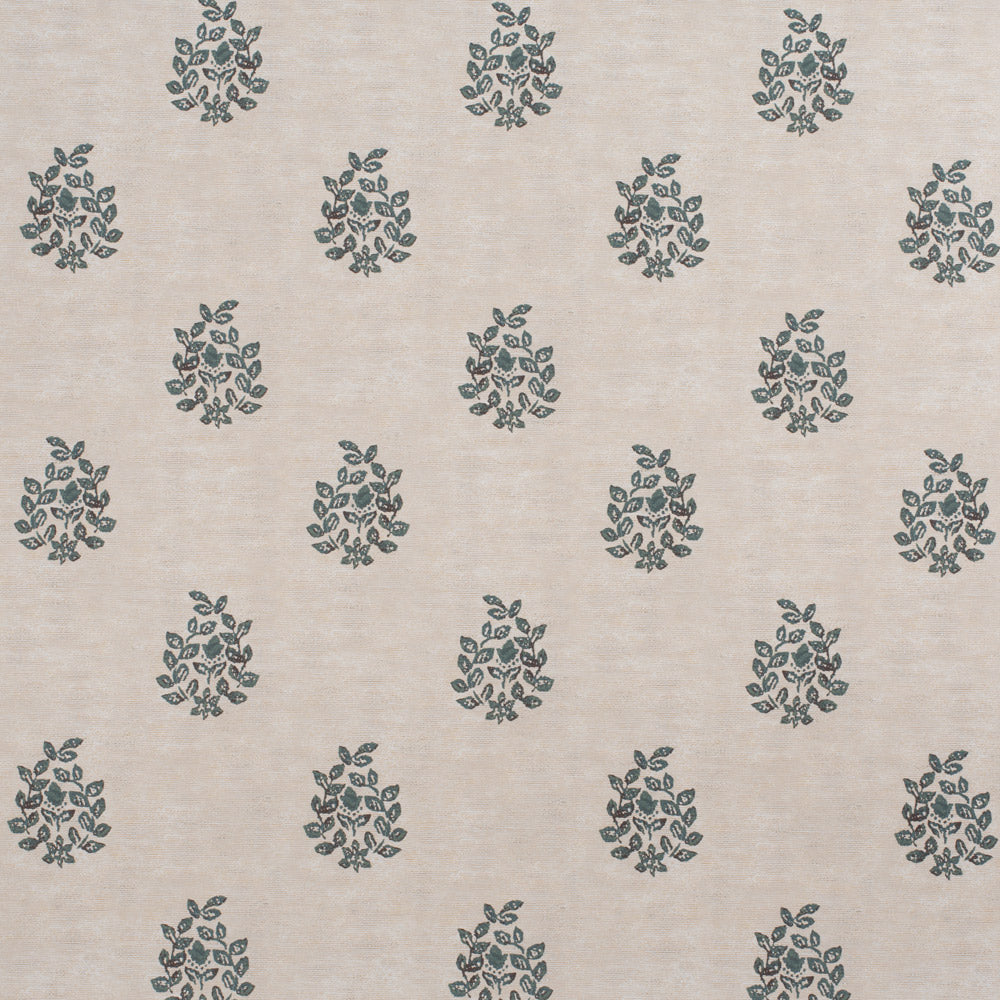 Somborne Wreath Wallpaper / Teal