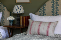 Vallon Stripe Linen / Cardinal