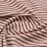 Waverley Stripe Linen / Merlot Samples