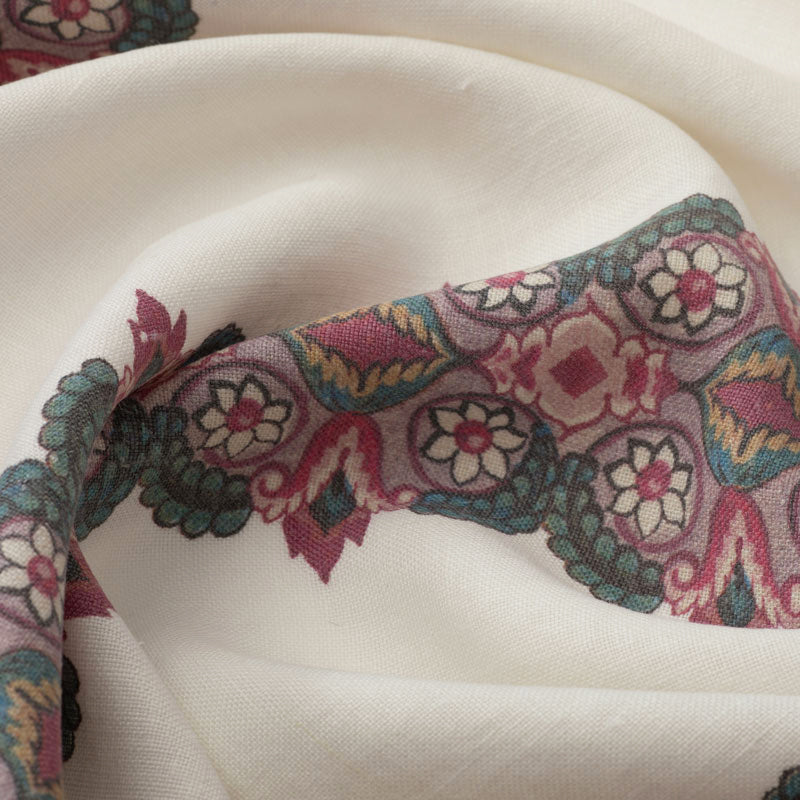 Balazuc Morocco Stripe Linen / Ivory Samples