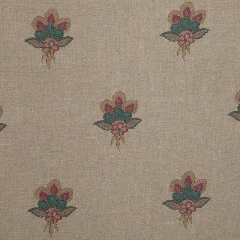 Balazuc Trefoil Linen / Natural Samples