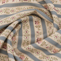 Beauclerc Stripe Wide Linen / Wedgewood Samples