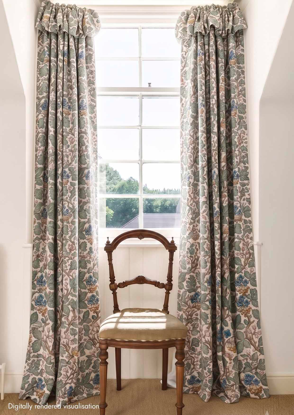 Briar Linen / Indigo Blue
