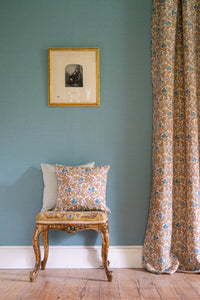Linen Print Wallpaper / Sea Spray