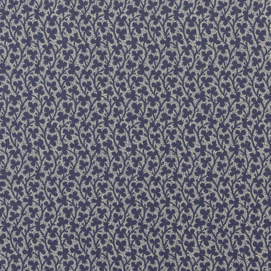 Clover Wallpaper / Indigo Samples