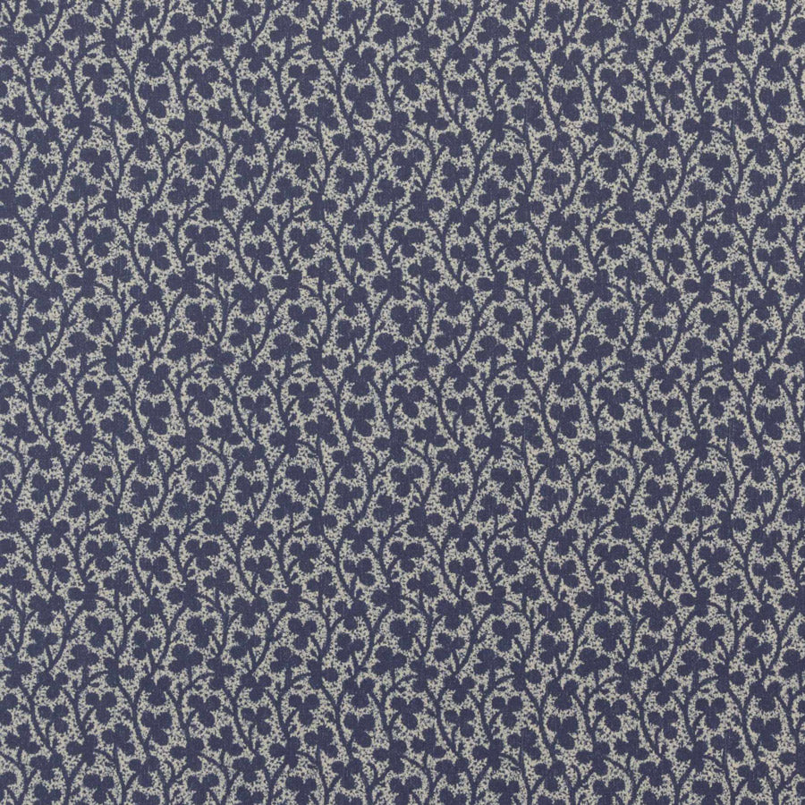 Clover Wallpaper / Indigo Samples