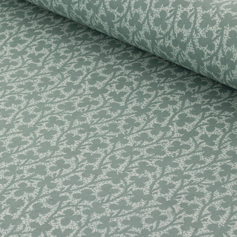 Clover Wallpaper / Sea Green