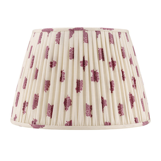D'Arbres Raspberry Linen Gathered Lampshade