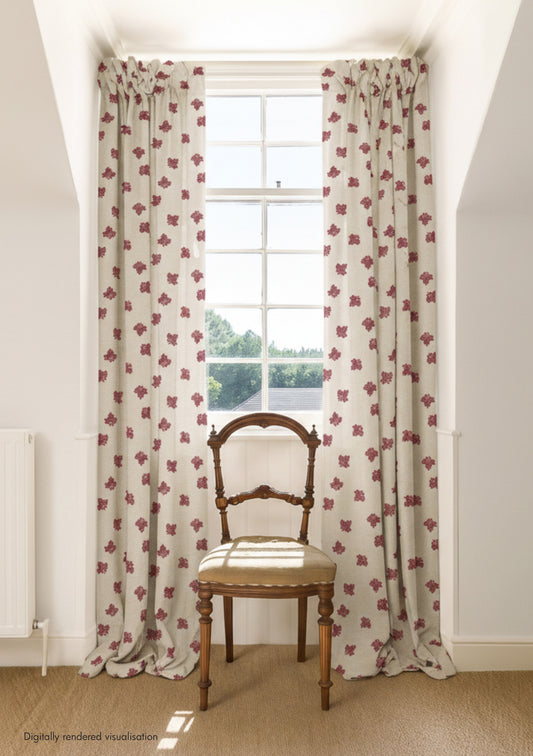 D'Arbres Linen / Raspberry