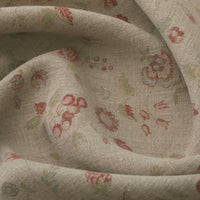 Framboise Double Aged Linen / Natural Samples