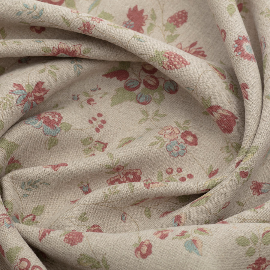 Framboise Linen / Natural Samples