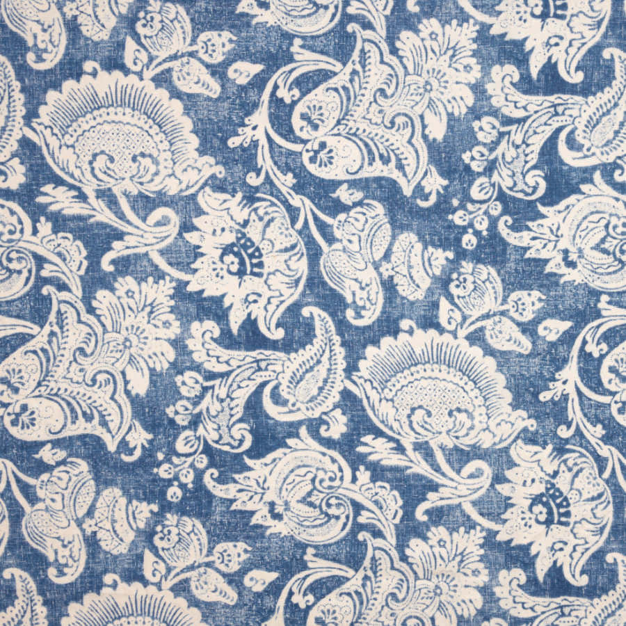 Hattingley Linen / Indigo on Ivory