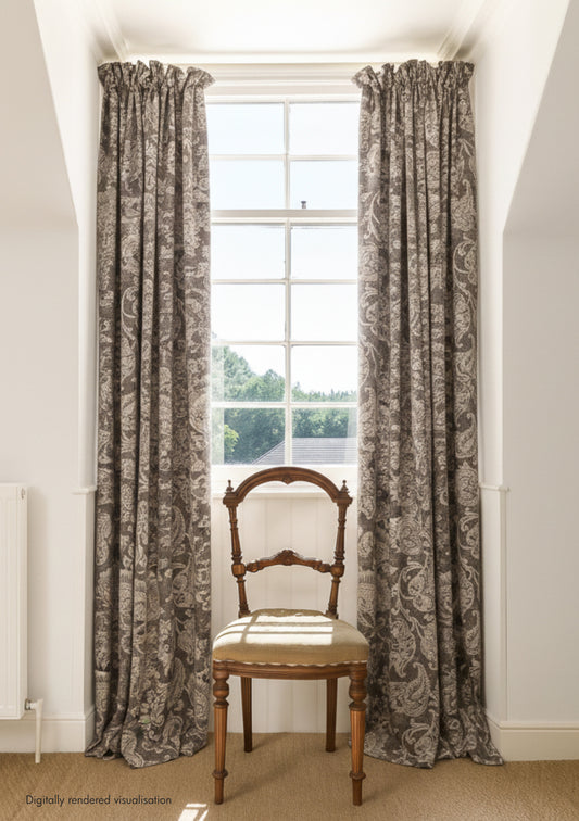Hattingley Linen/ Chocolate on Natural