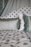 Jaujac Stripe Linen / Truffle-Blue