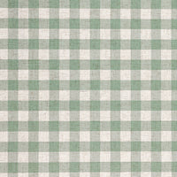 Linen Check Wallcovering / Forest Green
