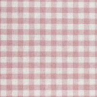 Linen Check Wallcovering / Old Rose