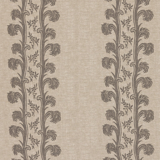Plume Stripe Linen / Old Oak