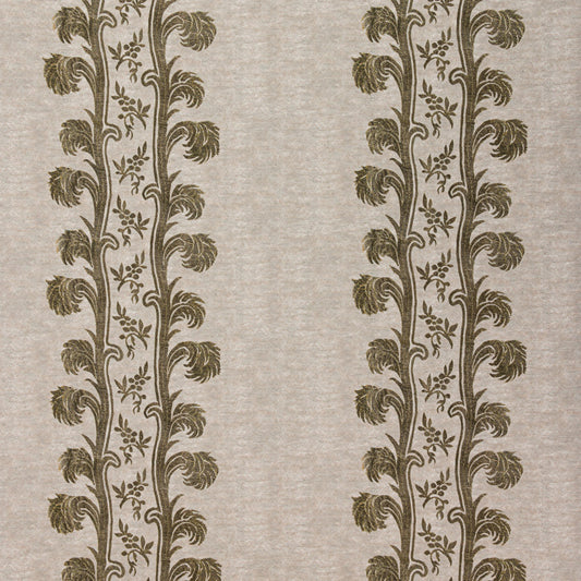 Plume Stripe Wallpaper / Bark