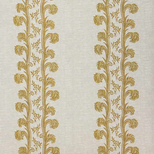 Plume Stripe Wallpaper / Mustard