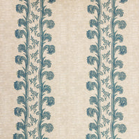 Plume Stripe Wallpaper / Teal