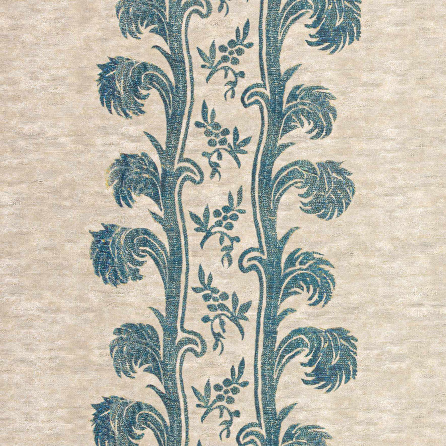 Plume Stripe Wallpaper / Teal Samples