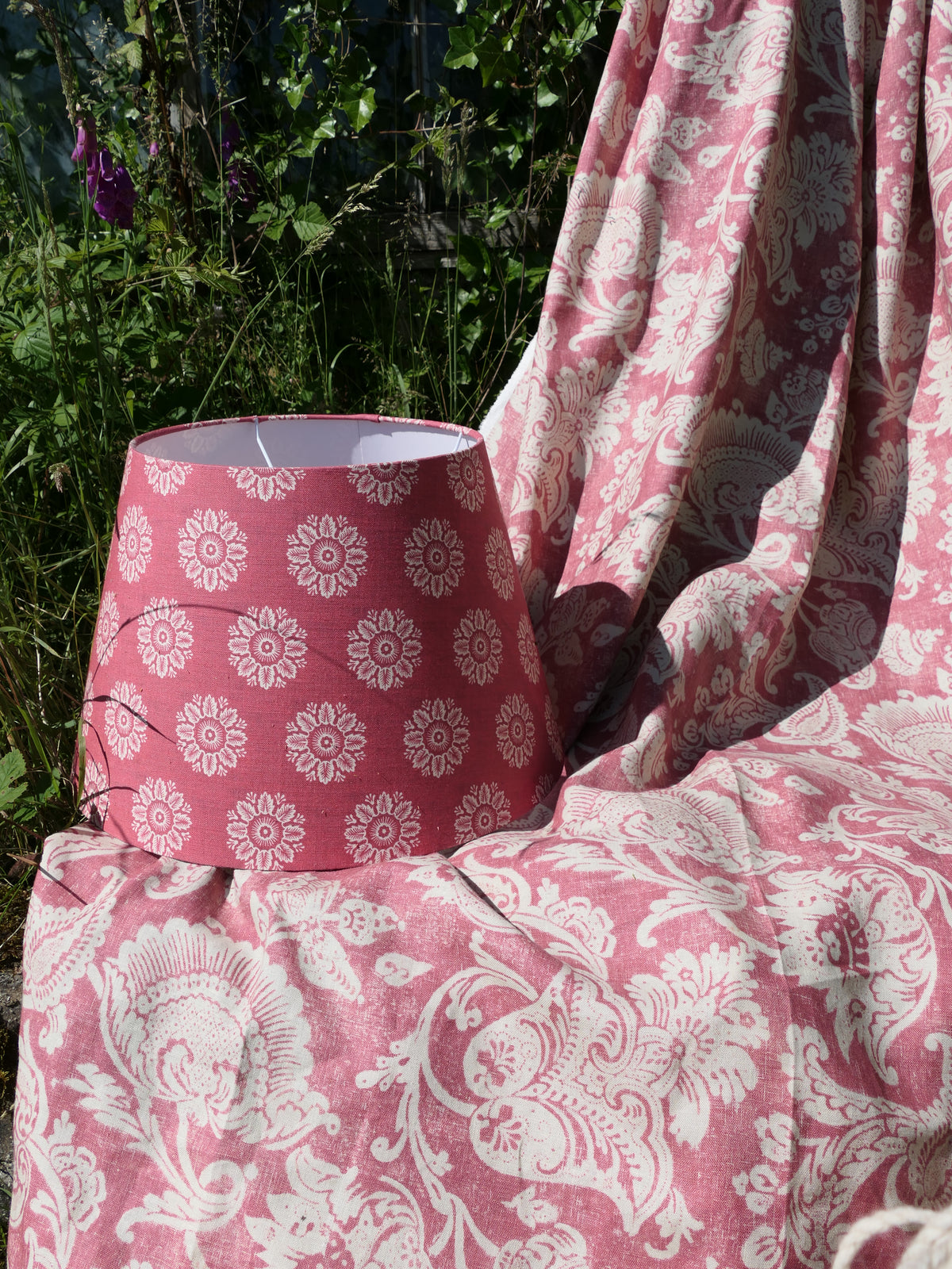 Ronda Linen / Deep Coral