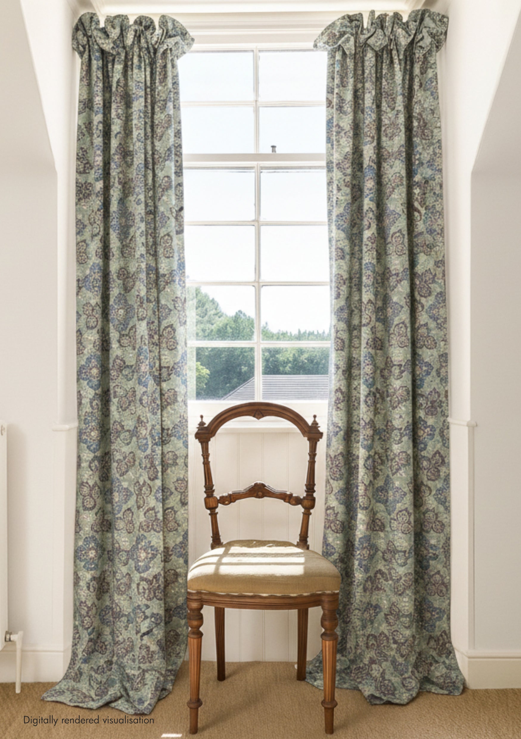 Somborne Linen / Teal