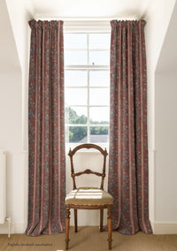 Somborne Stripe Linen / Merlot
