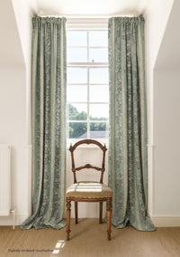 Somborne Stripe Linen / Teal