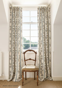Somborne Stripe Linen / Vintage Blue