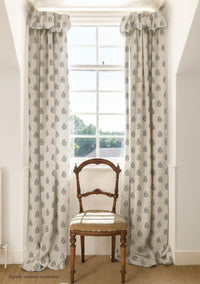 Somborne Wreath Linen / Teal