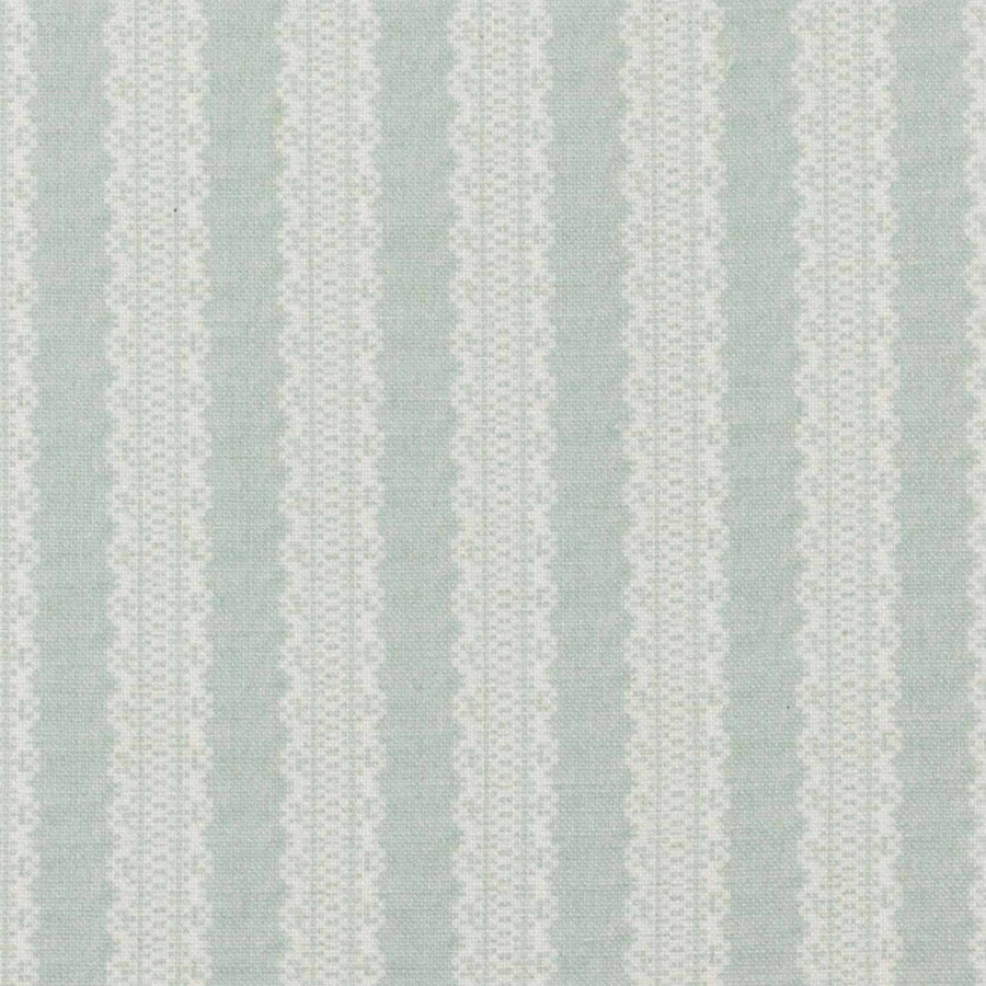 SALE: Torchon Stripe Linen / Duck Egg | Batch No 2806S | 20m available