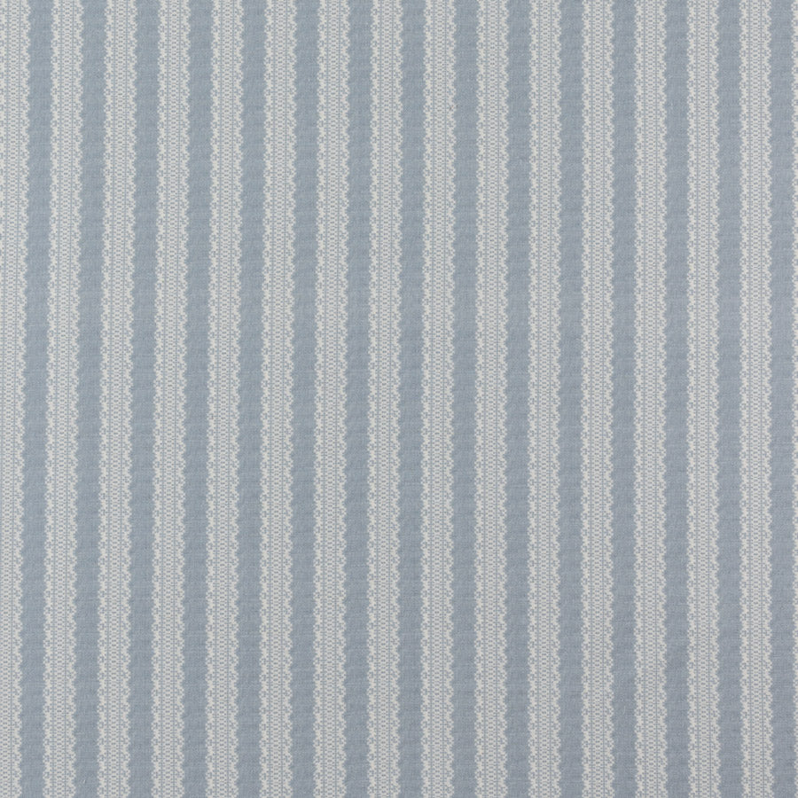 SALE: Torchon Stripe Linen / Old Blue | Batch No2806S | 20m available