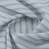 SALE: Torchon Stripe Linen / Old Blue | Batch No2806S | 20m available