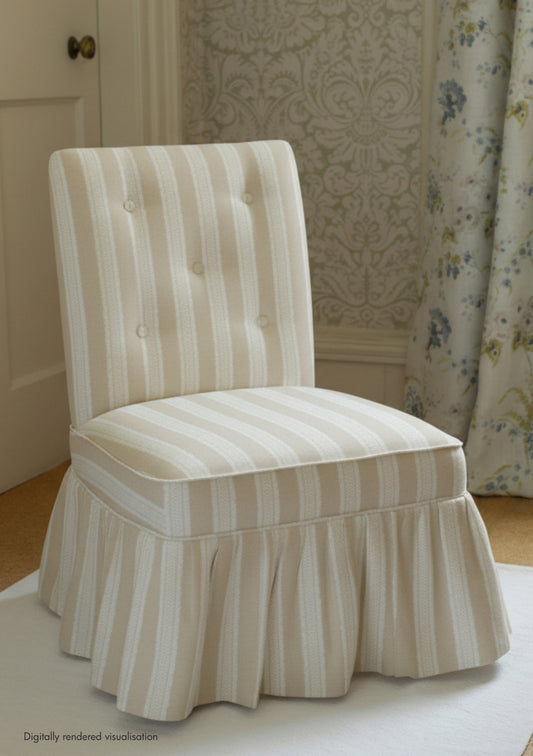Torchon Stripe Linen / Mouse