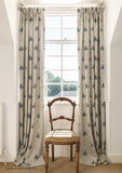 Trifolium Clover Linen / Midnight on Natural