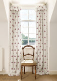 Trifolium Clover Linen / Raspberry on Ivory