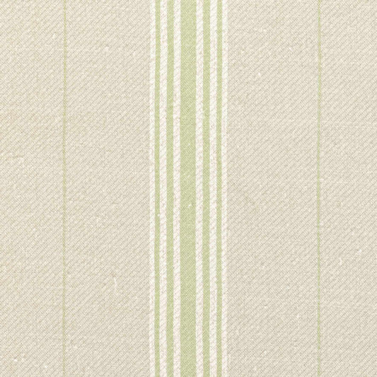Vallon Stripe Linen / Apple Sample