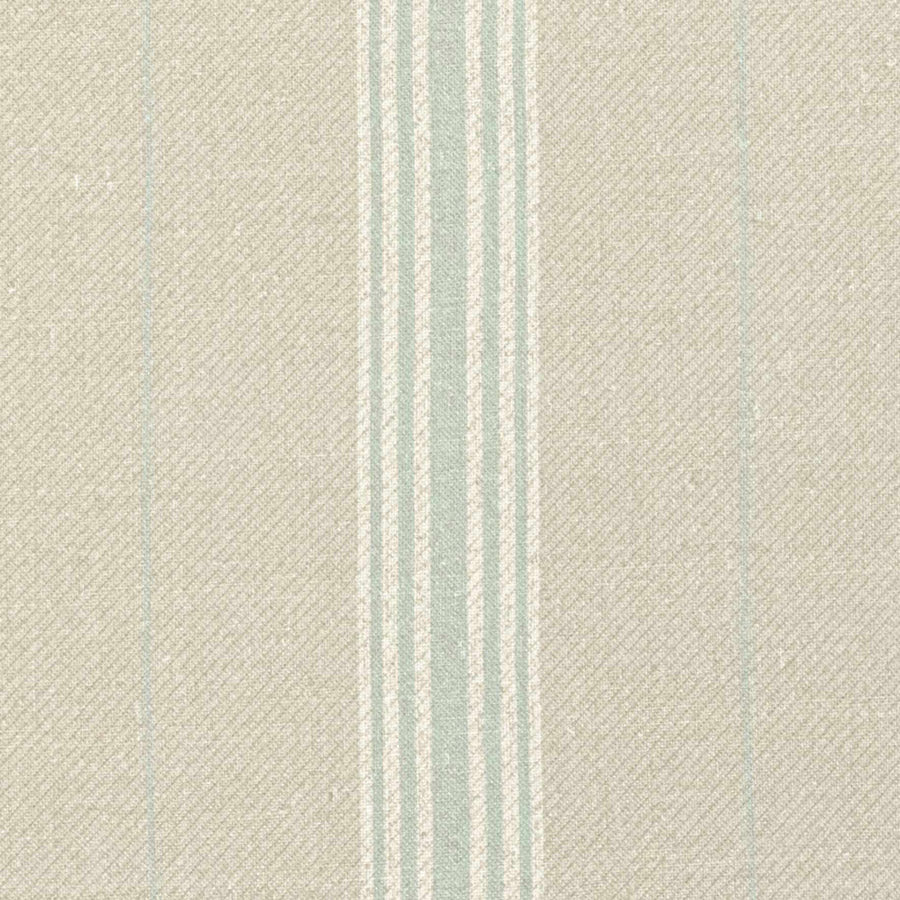 Vallon Stripe Linen / Duck Egg Sample