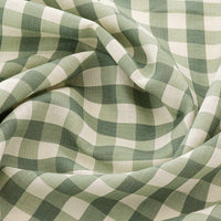 Vintage Check Linen / Forest Green