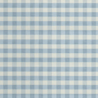 Vintage Check Linen / Old Blue