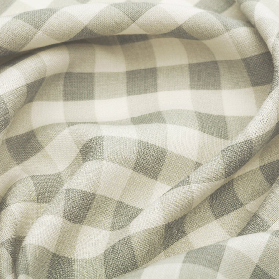SALE: Vintage Check Heavyweight Linen / Smoke Grey | Batch No 25102H | 3m available