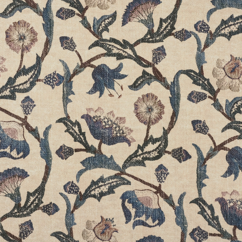 Wherwell Wallpaper / Blue Samples