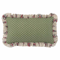 Daisy Fern Linen Frilled Cushion