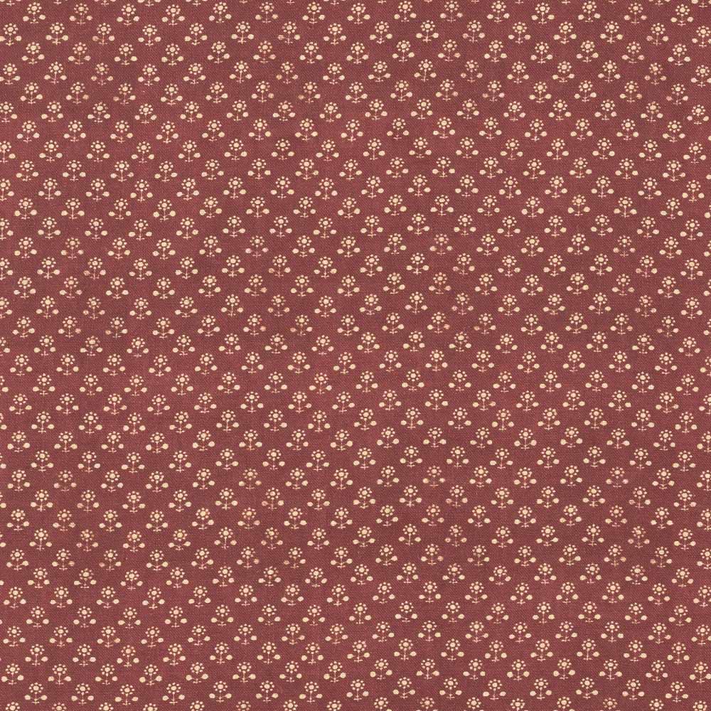 Daisy Inverse Linen / Cherrywood