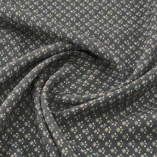 Daisy Inverse Linen / Indigo