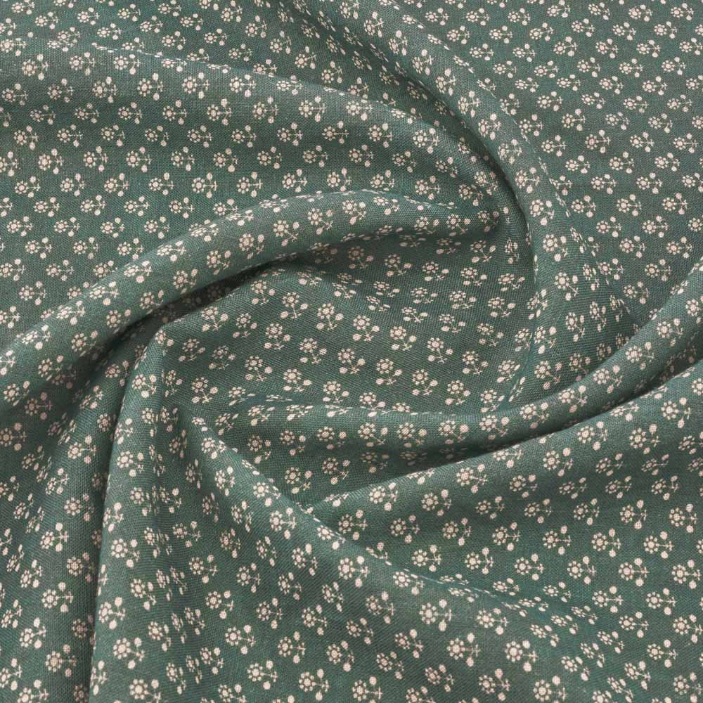 Daisy Inverse Linen / Teal