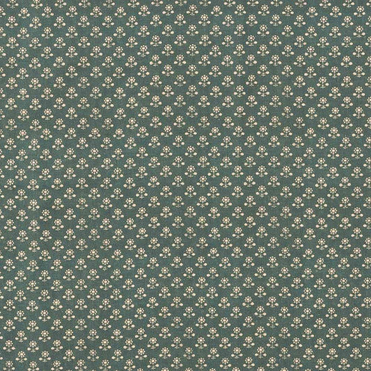 Daisy Inverse Linen / Teal Samples