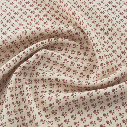 Daisy Linen / Cherrywood